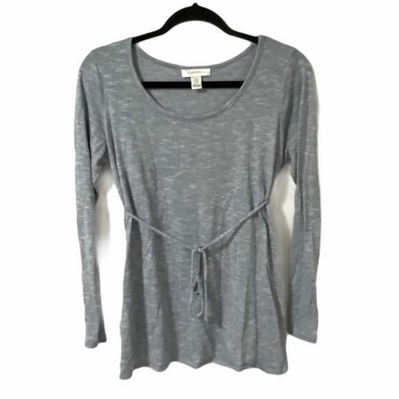 Motherhood Maternity Blue & Plaid Shirt Medium - Picture 1 of 4